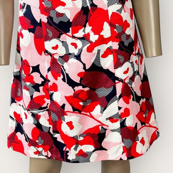 The Limited Sleeveless Floral Sheath Dress Lined Textured Size 2 Multicolor - Picture 5 of 16